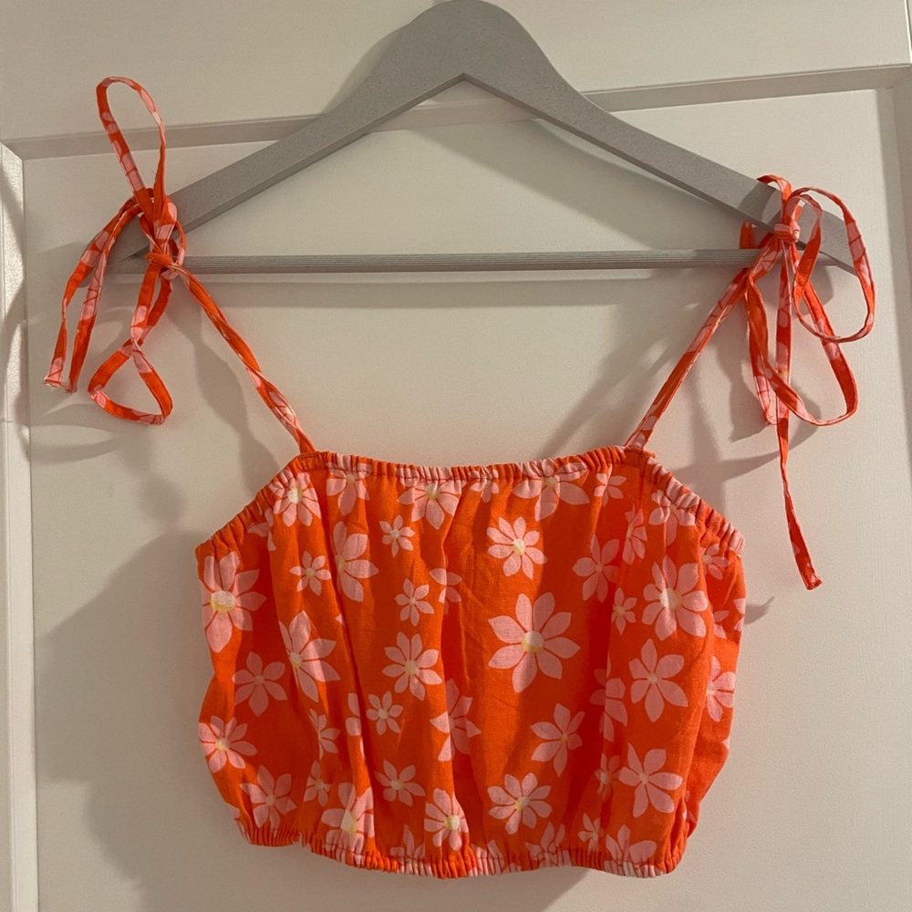 Billabong x wrangler floral top